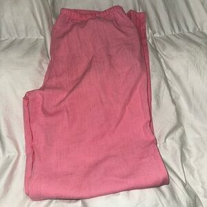 H&M Soft Pink Casual Pants- Linen